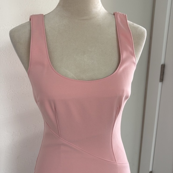 Cinq A Sept Sharon Knotted Crepe Mini Dress, Pink, 4 - Picture 6 of 13